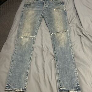 Purple brand skinny jeans size 33